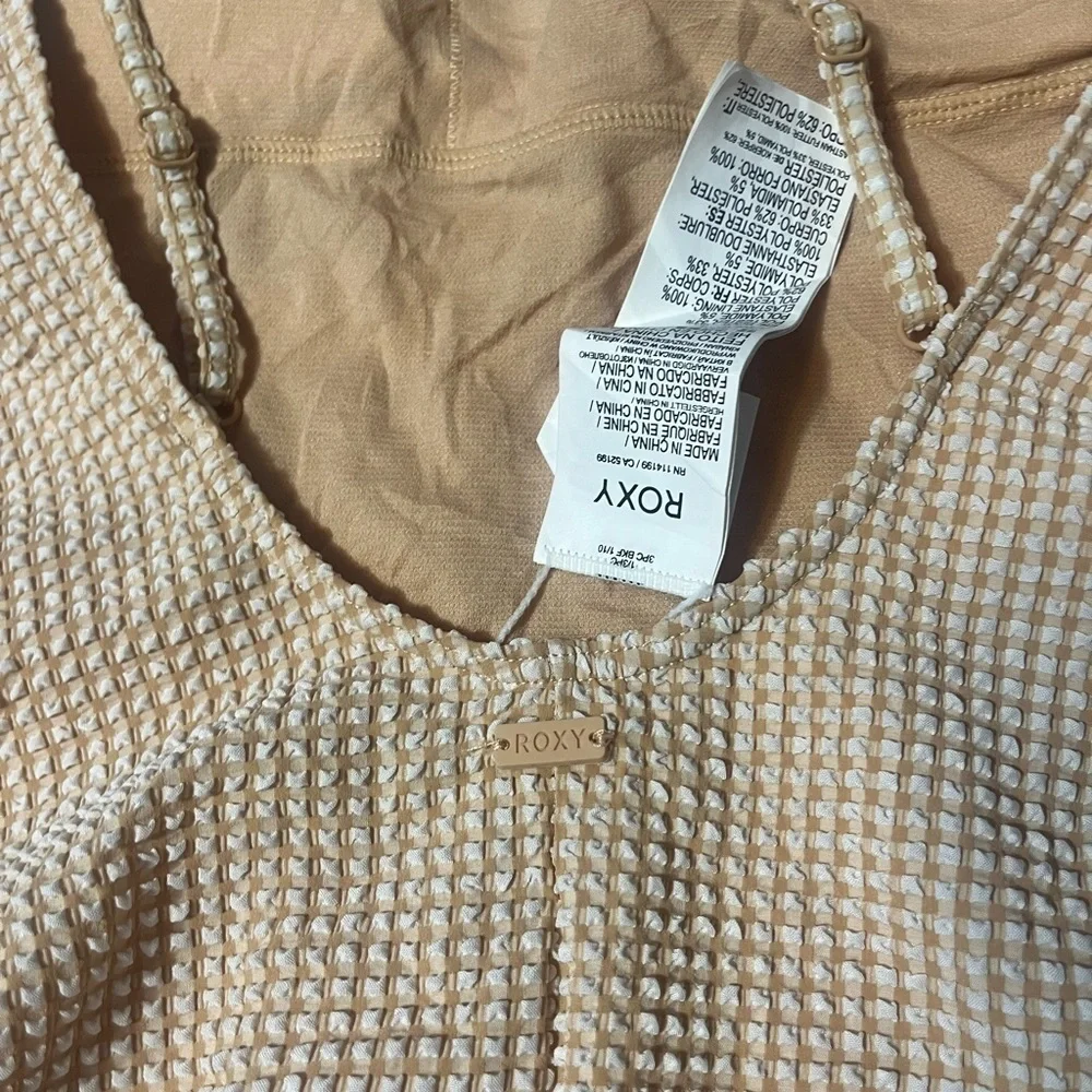 Roxy Apricot Textured Swimwear